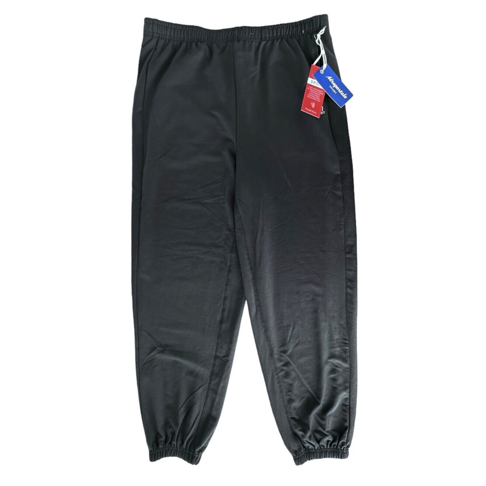 AEROPOSTALE Sport Women's A87 Joggers w/ Pockets Size L Black